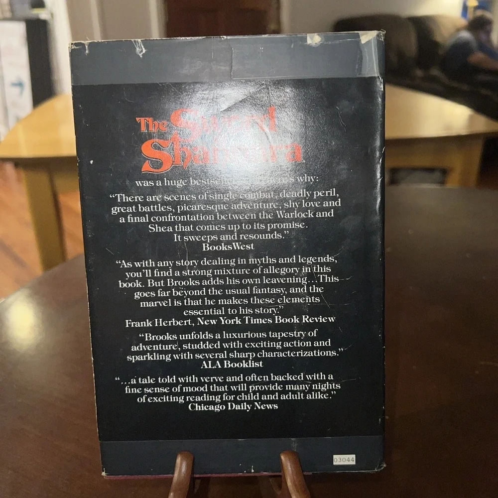 The Elfstones of Shannara by Terry Brooks 1982 Del Rey Book Club Edition HCDJ